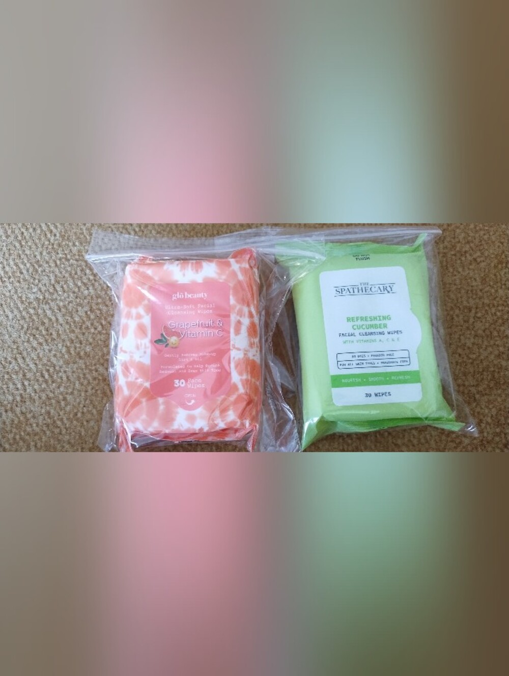 Bundle Of Two Packs Of Facial Wipes